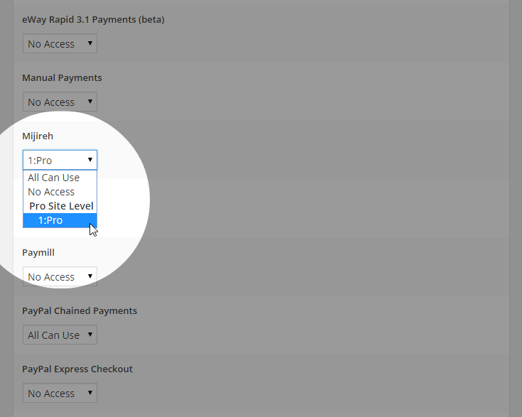 MarketPress – PS Bloghosting Integration
