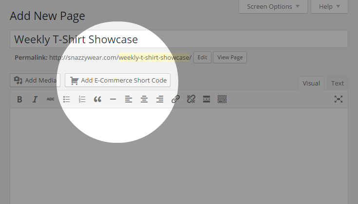 MarketPress – Shortcode-Generator