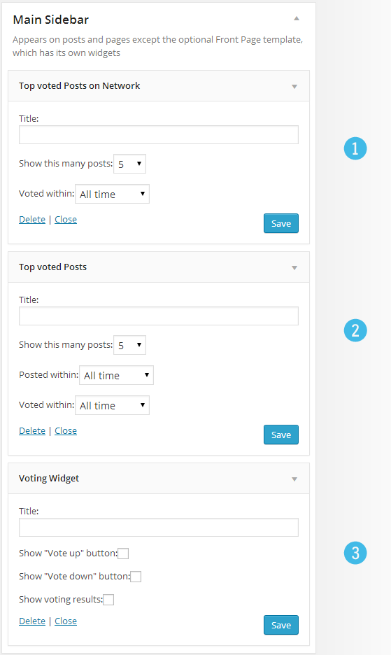 Post-Voting-Widgets